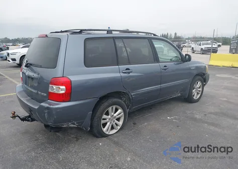2006 Toyota Highlander Hybrid V6 from USA, damaged, VIN JTEDW21A260014179